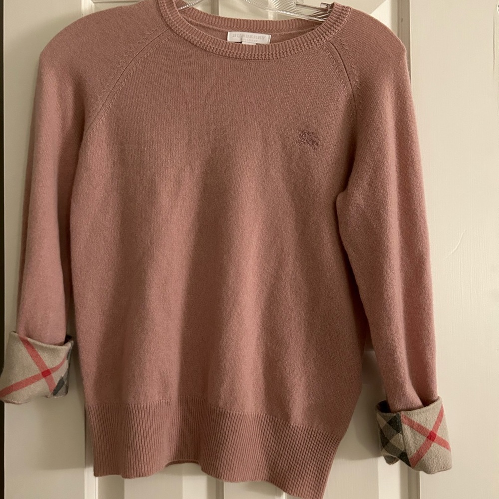 childs size burberry sweater